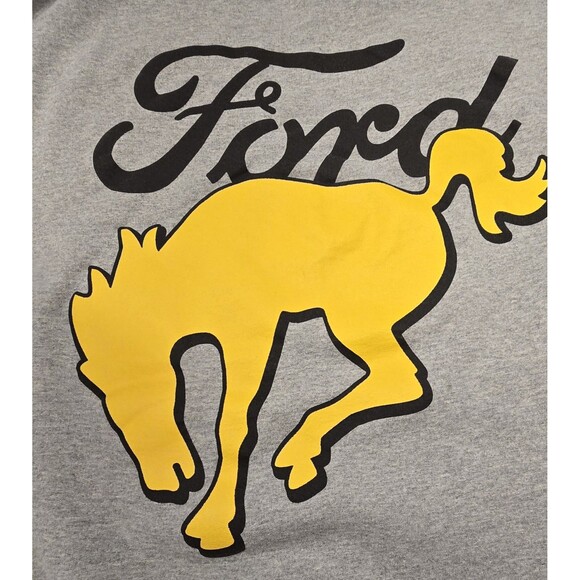 Ford Bronco Gray Double-Sided Graphic Long Sleeve Crewneck Sweatshirt Adult L - Picture 4 of 5